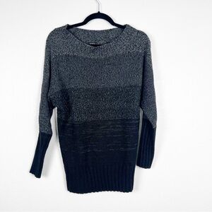 Guess Striped Boat Neck Knit Sweater Sz S